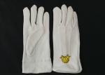 Ergonomic Design Military White Dress Gloves , Parade Ceremonial Glove 21s