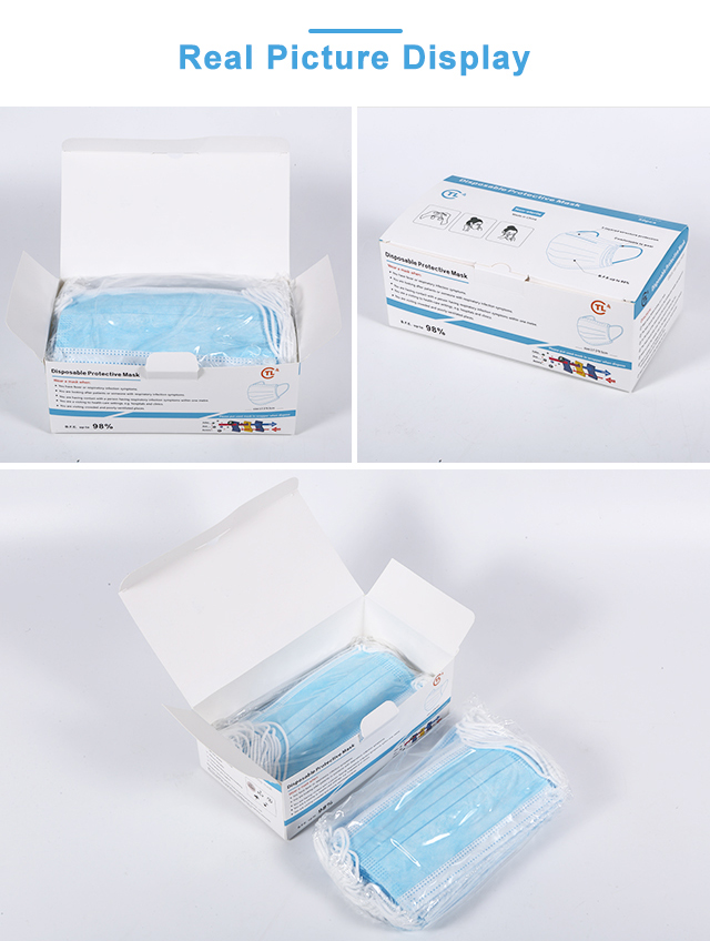 Wholesale High Quality Level 3 Non Woven Custom Disposable Face mask
