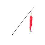 Feather Soft Pet Play Toys / Interactive Cat Toys Cute Size 55 * 1 Cm