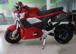 Direct Hub Motor Drive Electric Sport Motorcycle Disc Brake 70km / H Max Speed