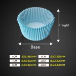 Anti Oil PE Lamination Wedding Cupcake Liners Offset Printing