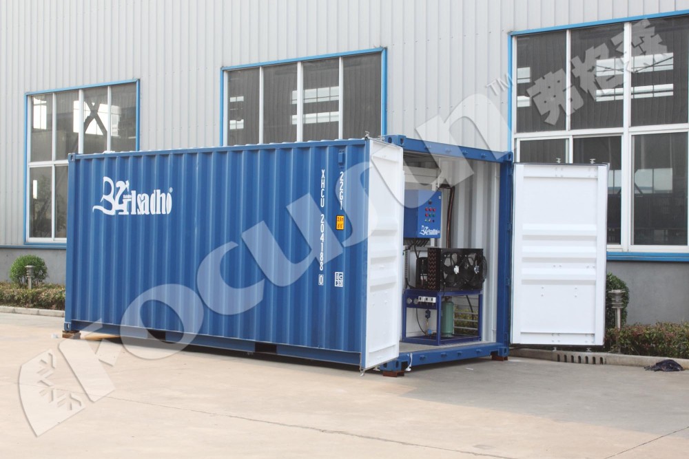 Bitzer Compressor Containerized Cold Room for Storing Meat Seafood Vegetables or Ice