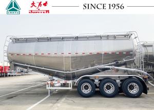 Quality 3 Axle Aluminum Alloy Dry Bulk Cement Trailer 30CBM To 60CBM wholesale