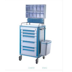 Quality Beautiful Appearance Drug Truck Medical Instrument Trolley Silent Side Ways Medical Emergency Trolley Cart wholesale