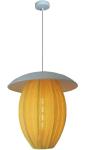 Oval 30*33CM Wool Lamp Shade With Metal Caps Pretty Wool Knitting Cover