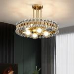 Crystal Luxury Chandelier Dining Living Room Modern Creative Hanging lighting(WH
