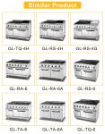 24 Power Supply Restaurant Cooking Equipment with Gas Connection