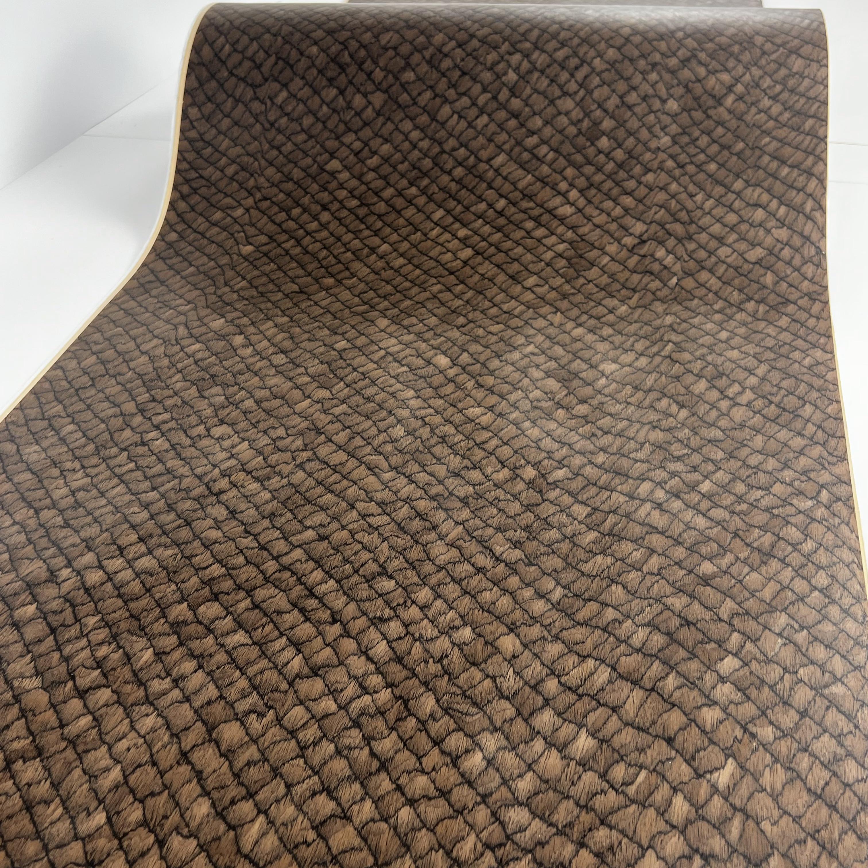 Grid Wood Stripe Engineered Wood Veneers size 250x64CM Boat Decking Guitar Desktop Tabletop