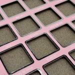 Packaging Cardboard Cosmetic Box Covered Glossy Lamination Empty Eyeshadow