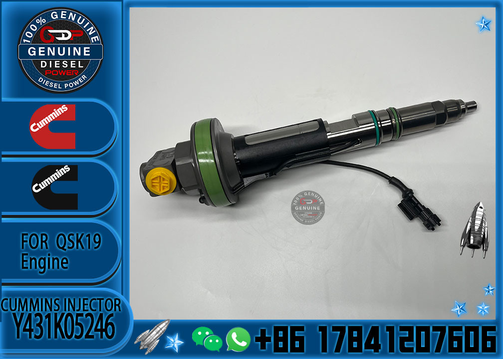 Brand New Common Rail Diesel Fuel Injector Y431K05246 4089972 For Cummins QSK19 QSK38 QSK60