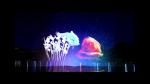 3d Image Water Screen Fountain Construction / Water Curtain Movie Show Self