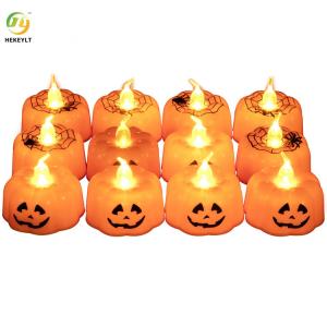 Quality Halloween Pumpkin Battery Operated LED Candles Light Night Party Decorations wholesale