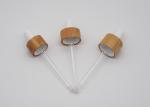 18/410 20/400 20/410 Dropper Cap For Bamboo Cosmetic Packaging