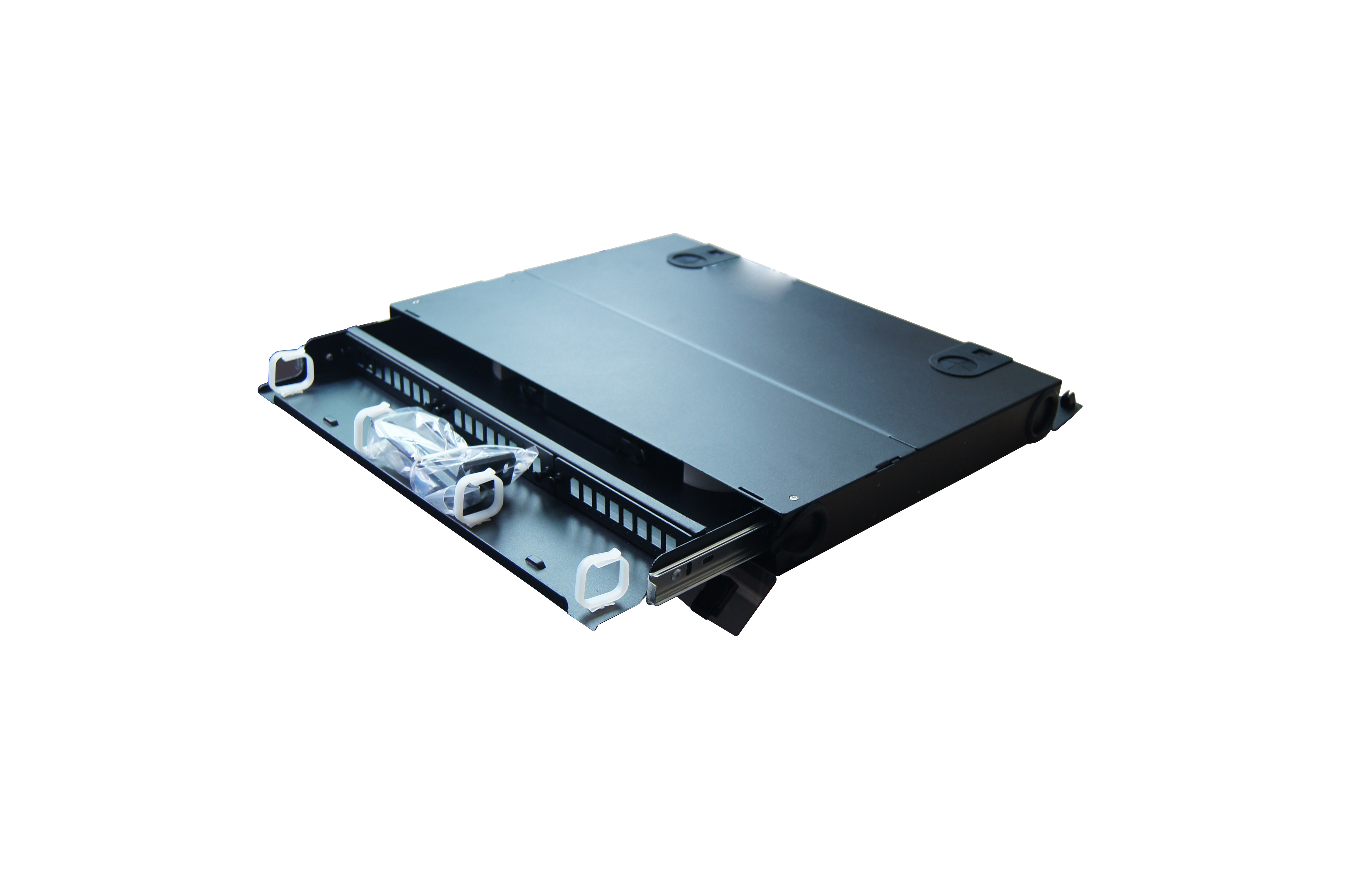 FTTH FTTB 1U Sliding LGX Rack Mount Distribution Box
