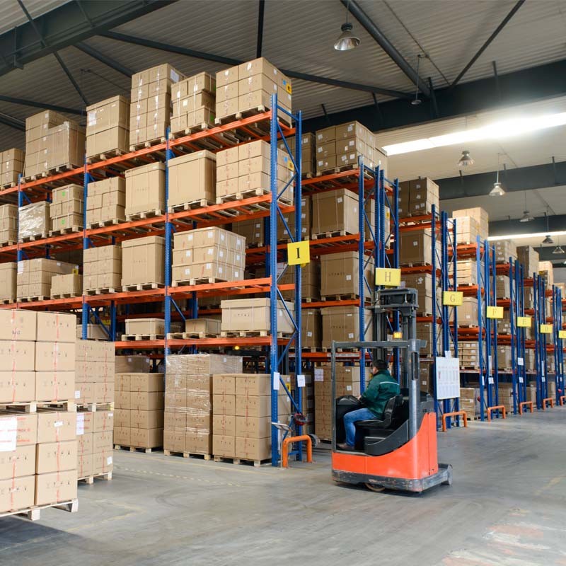 Pallet Shelving Steel Racks For Warehouse Industrial Warehouse Storage Racks 1.5-2.5mm Depth