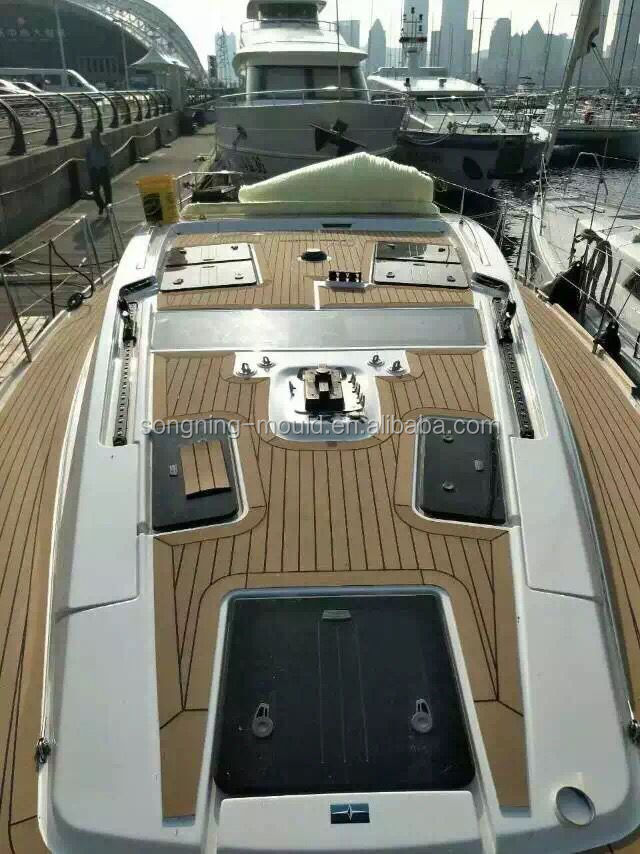 Grey Fire Resistance Synthetic Boat Floor/Ship Decking Floor Part of Ship Flooring