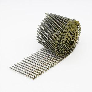 Quality Wire Collated Screw Ring Smooth Wood Pallet Coil Nail wholesale