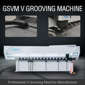 Quality CNC Sheet Metal Grooving Machine For Metal Curtain Wall V Groover Machine 1240 wholesale