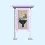 OEM/ODM55 "LCD digital display kiosk advertising equipment waterproof advertisin
