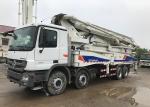 150M3/H 52m Concrete Boom Truck Second Hand Remanufactured White 300KW