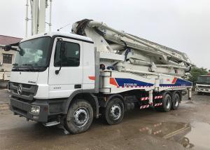 Quality 150M3/H 52m Concrete Boom Truck Second Hand Remanufactured White 300KW wholesale