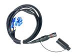 FTTA 12 Core Outdoor Fiber Cable SC UPC Connectors Armored Waterproof
