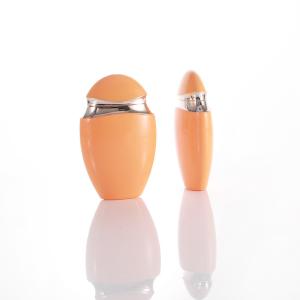 Quality 80ml Goose Egg Flat Oval Plastic Bottle For Sunscreen Isolation Lotion wholesale