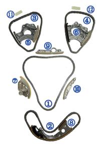 Quality Timing Chain Assembly AUDI 3.0TFSI 06E109465BC wholesale