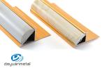 Anodised Aluminium Curved Corner Profile , 6063 aluminum wall corner guards