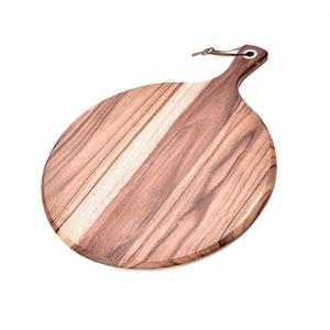 Quality 41*30*1.5cm Natural Wooden Round Acacia Cutting Board Chopping wholesale