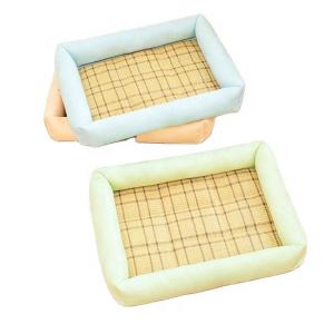 Quality Cooling Straw Bamboo Cozy Summer Dog Bed 650g Puppy Sleeping Bed wholesale