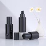 Facial Cleanser Glass Collar Material 30ml 50ml 100ml Perfume Bottle Black