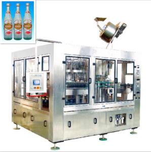 Quality Siemens PLC Control Bottle Line Machine , 500ml Alcohol Filling Line wholesale