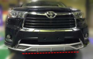 Quality TOYOTA HIGHLANDER 2014 2015 KLUGER Front Bumper Guard and rear Bumper Guard wholesale
