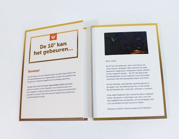 Videopak Customized Hardcover 7 Inch Digital Lcd Video Brochure Video in folder IPS SCREEN 1080P Video
