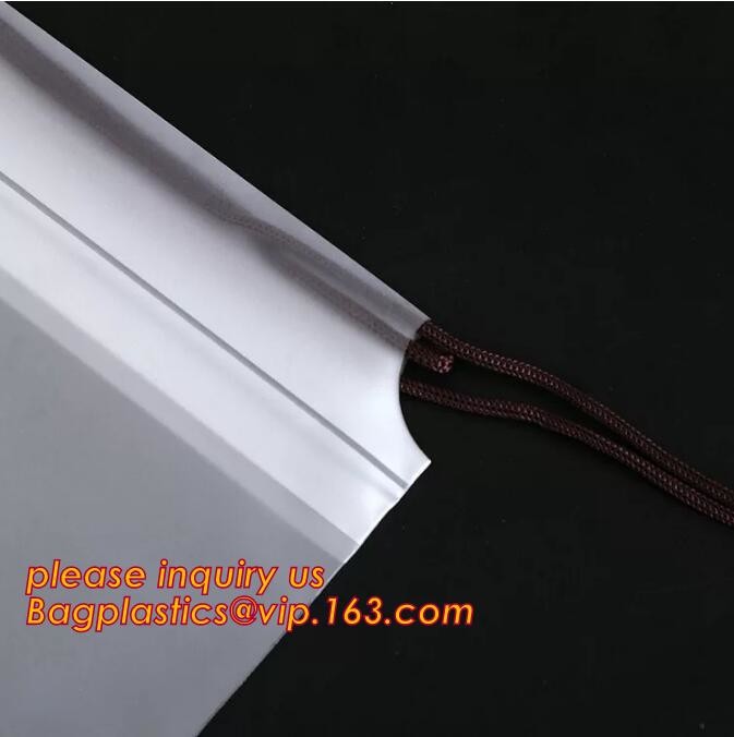 Biodegradable drawstring laundry poly bag with printing,Logo Printed Poly Drawstring Hotel/Travel Laundry Plastic bag