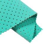 Green Laminated Mesh SBR Neoprene Fabric Sheet Lightweight