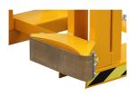 DG1000A Forklift Mounted Rubber-belt Drum Grabbers Loading Capacity 1000Kg