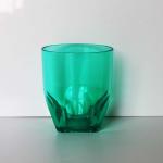 Reusable San Plastic Whisky Glasses 12oz Acrylic Drink Glasses Tumblers Flat