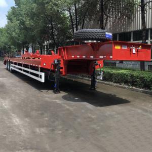 Quality Flat Stepped Frame CIMC 40Ft Gooseneck Lowboy Trailer wholesale