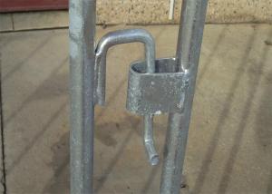 China crowd barrier / hot sale used concert metal crowd control barriers 1.1M height x 2.5M width 35mm tube on sale