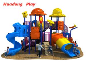 Quality Animal Outdoor Playground Slides Equipment For Residential Area / Kindergarten wholesale