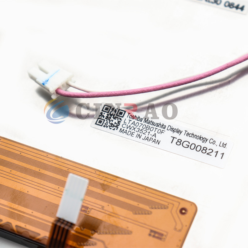 7.0 INCH TFT LCD Display + Touch Screen Toshiba LTA070B0T0F For Car Auto Parts Replacement