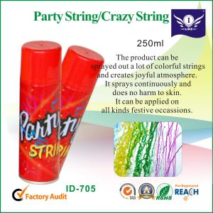 Quality Non Flammable Colorful Party String Spray For For Wedding / Birthday Party wholesale