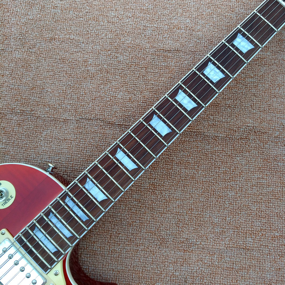 New style high quality Standard LP 1959 R9 electric guitar, Quilte Maple top rosewood fingerboard Electric guitar, free
