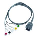 TPU Edan 5Lead ECG Holter Cable IEC Snap Shelf Life 24 months for Biomedical