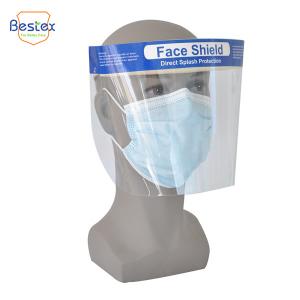 Quality Safety Clear Plastic OEM Antibacterial En166 Face Shield wholesale