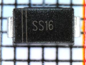 Quality Schottky Diode SS16 SMA 1A 60V For LED Driver wholesale