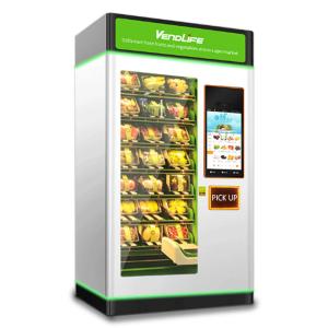 Quality Subway Station Food Healthy Salad Vending Machine With Touch Screen wholesale