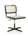 Armless Swivel Rattan Office Chairs